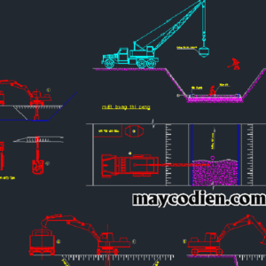Cẩu tự hành thư viện cad