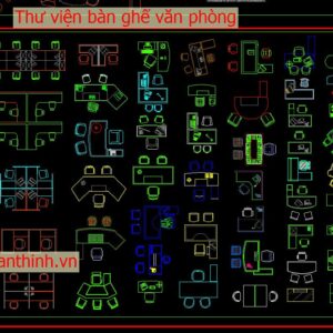 Thư viện cad nội thất văn phòng
