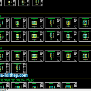 Xin thư viện bản cad hệ xương xingfa