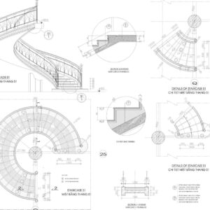 Download thư viện cad cầu thang