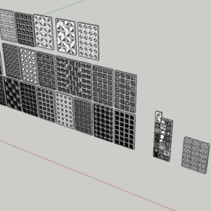 thư viện cad gạch bông gió