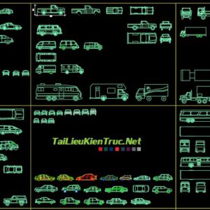 Thư viện ô tô trong cad