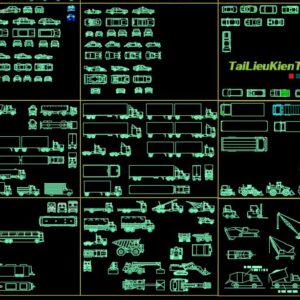 Thư viện auto cad phương tiện
