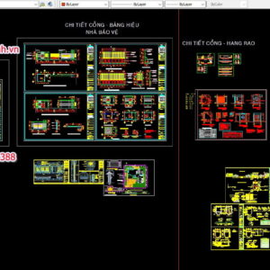 Thư viện cổng cad