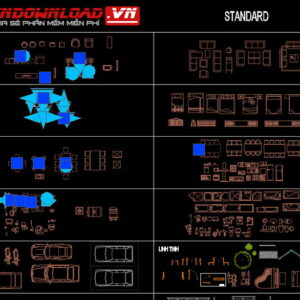 Thư viện nét cad trong cad