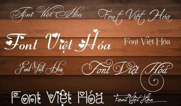 font viết tay việt hóa