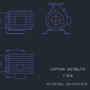 Thư viện máy bơm jx 100 cad