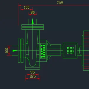 Thư viện cad máy bơm ebara